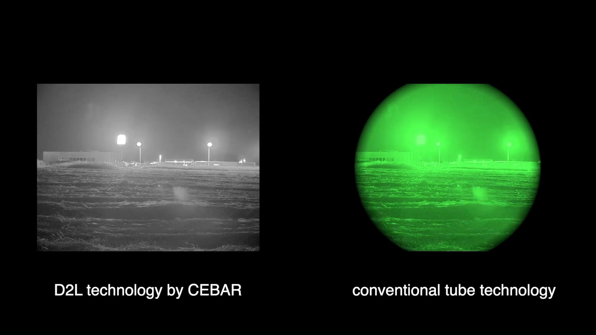 traditional tube night vision images vs advanced clarity through digital night vision